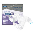 Unisex Adult Incontinence Brief MoliCare® Premium Elastic 8D X-Large Disposable Heavy Absorbency - BeHope