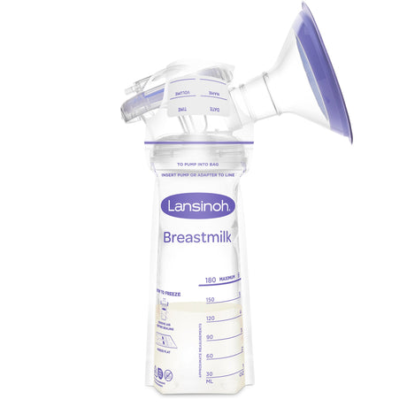 Breast Milk Storage Bag Lansinoh® 6 oz. Plastic - BeHope