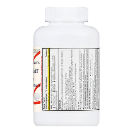 Pain Relief Foster & Thrive™ 500 mg Strength Acetaminophen Caplet 500 per Bottle - BeHope