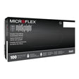 Exam Glove MICROFLEX® MidKnight™ Large NonSterile Nitrile Standard Cuff Length Fully Textured Black Fentanyl Tested - BeHope