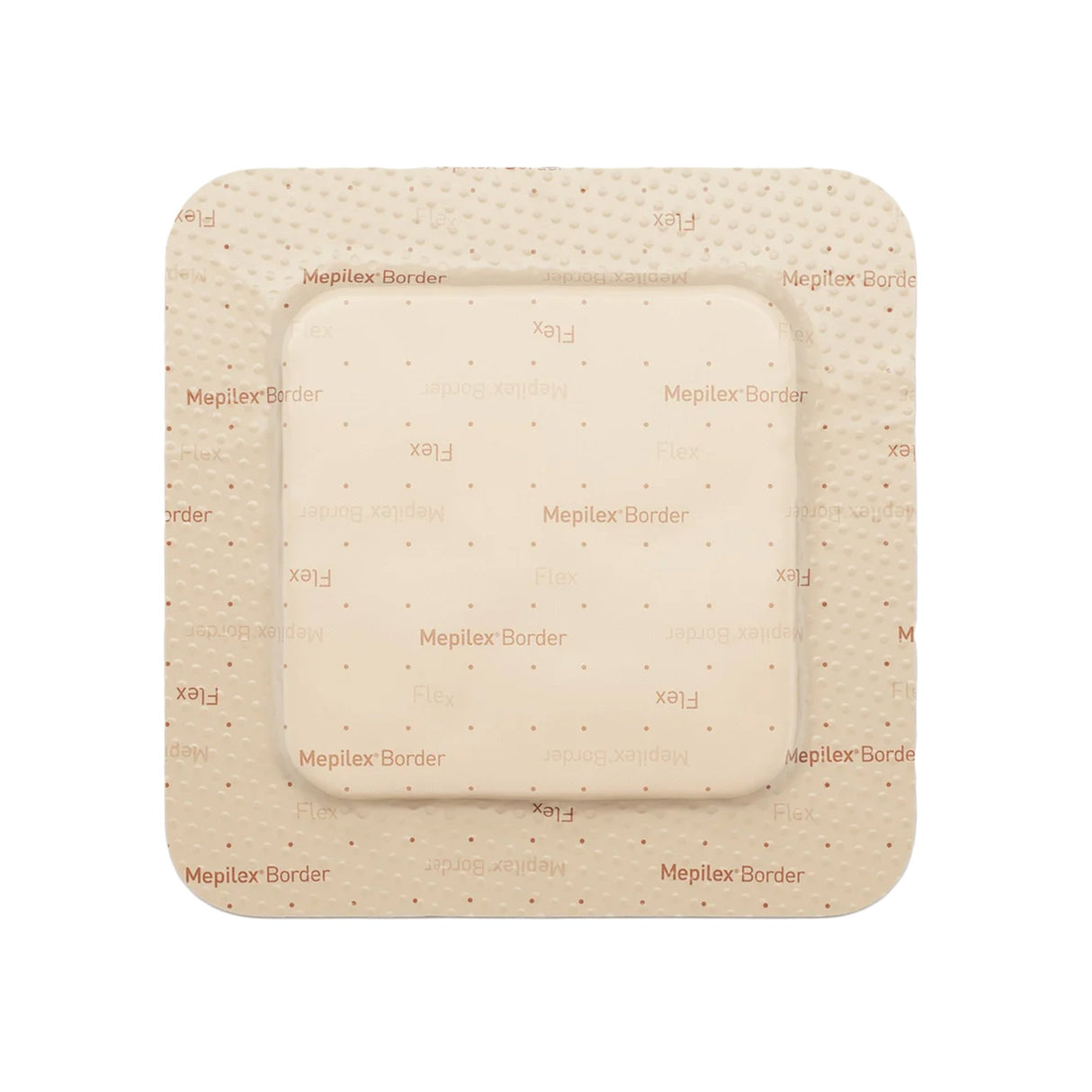 Foam Dressing Mepilex® Border Flex 4 X 4 Inch With Border Film Backing Silicone Adhesive Square Sterile - BeHope