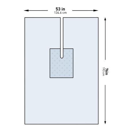 Orthopedic Drape McKesson U-Drape with Split 53 W X 76 L Inch Sterile - BeHope