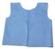 Exam Cape Blue One Size Fits Most Front / Back Opening Belt Closure Female Disposable - BeHope