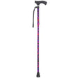 Folding Cane Switch Sticks® Aluminum 32 to 37 Inch Height Circle Print - BeHope