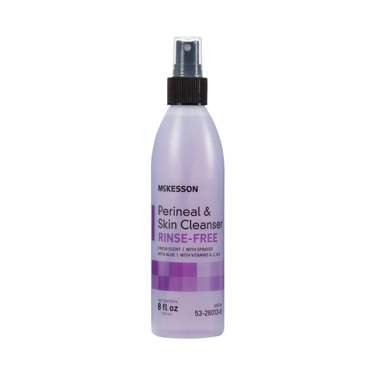 Rinse-Free Perineal Wash McKesson Liquid 8 oz. Pump Bottle Fresh Scent - BeHope