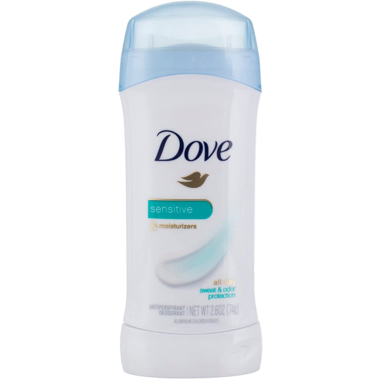 Antiperspirant / Deodorant Dove® Sensitive Solid 2.6 Oz. Unscented - Behope