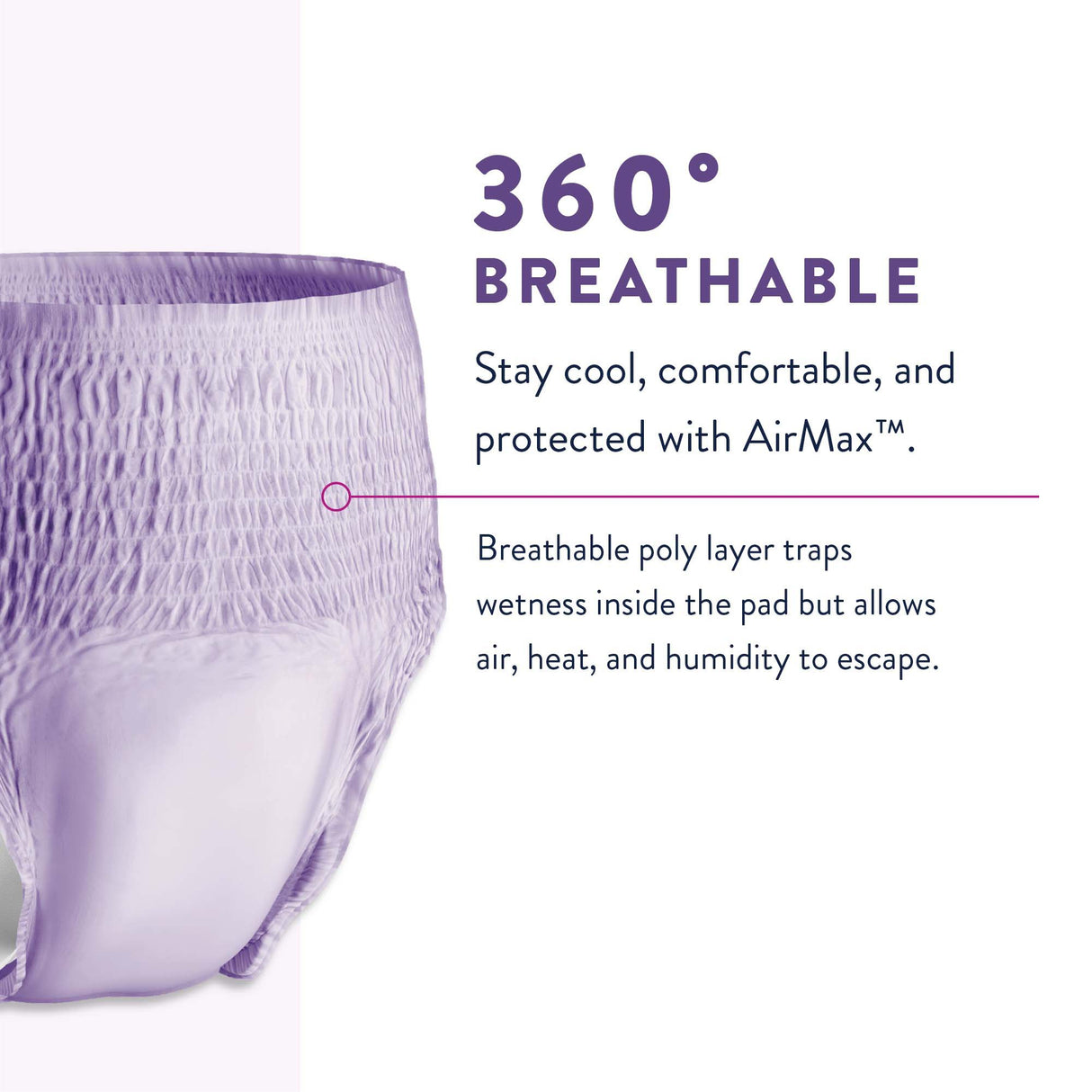 Female Adult Absorbent Underwear Prevail Per-Fit Pull On with Tear Away Seams X-Large Disposable Moderate Absorbency