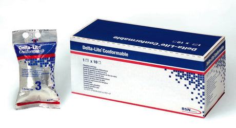 Cast Tape Delta-Lite® Conformable 4 Inch X 12 Foot Fiberglass Dark Blue - BeHope