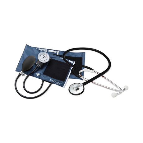 Reusable Aneroid / Stethoscope Set McKesson Brand 23 to 33 cm Adult Cuff Single Head General Exam Stethoscope Pocket Aneroid - BeHope