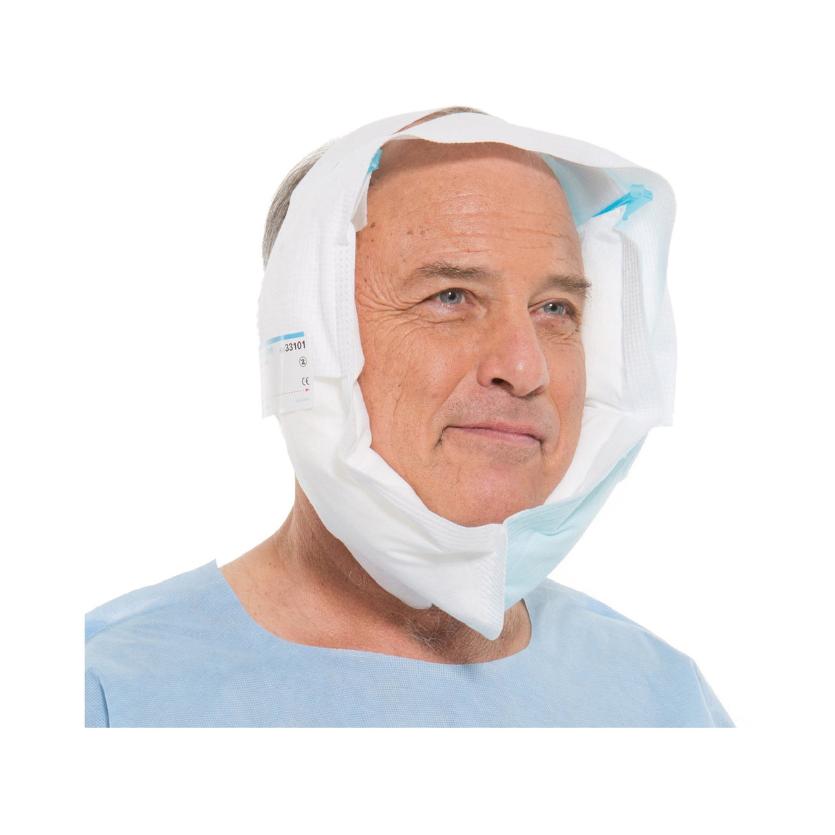 Ice Bag Bilateral Facial One Size Fits Most 5 X 12 Inch Polyester / Polyethylene / Polypropylene / Polyurethane / Spandex / Adhesive / Aluminum Reusable - BeHope
