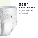 Unisex Adult Absorbent Underwear Prevail® Per-Fit® Extra Pull On with Tear Away Seams Large Disposable Heavy Absorbency - BeHope