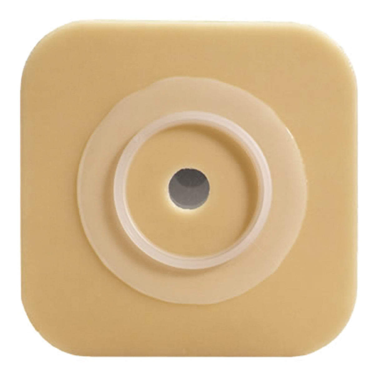 Ostomy Barrier Sur-Fit Natura® Durahesive® Trim to Fit, Extended Wear Adhesive Tape Borders 32 mm Flange Sur-Fit Natura® System 4 X 4 Inch - BeHope