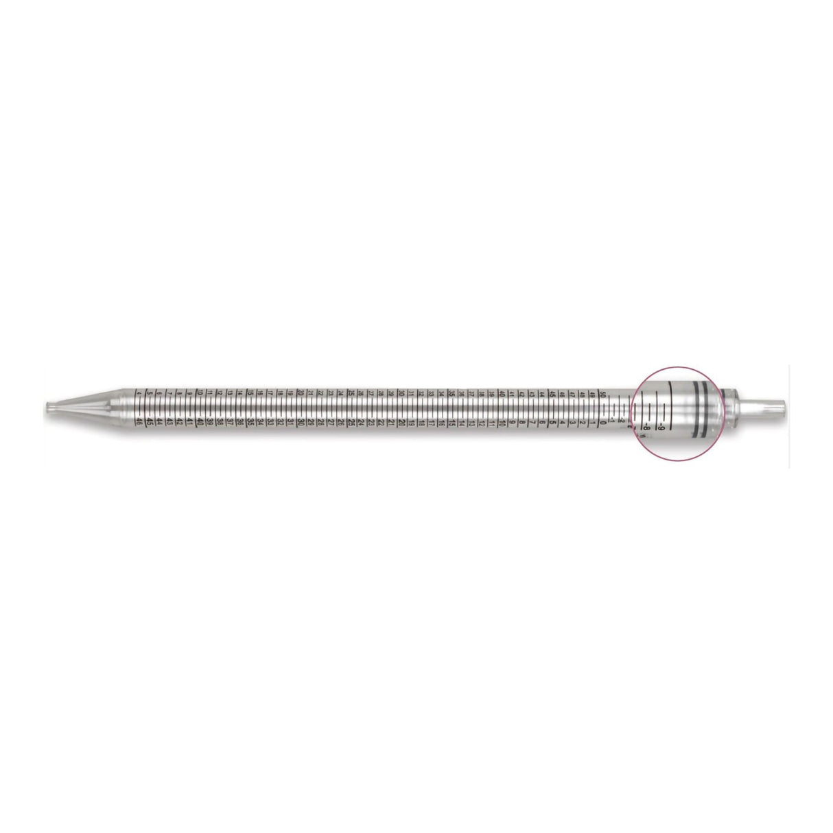 McKesson Serological Pipette 50 mL 0.5 mL Graduation Increments / 9 mL Negative Graduations Sterile - BeHope