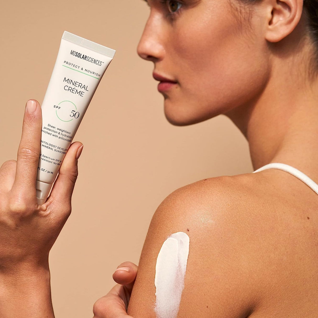 Sunscreen MDSolarsciences Mineral Crme SPF 50 Cream 3.4 oz. Tube