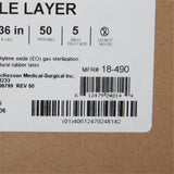 McKesson Sterilization Wrap Blue 36 X 36 Inch Single Layer Cellulose Steam / EO Gas - BeHope
