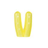Instrument Tip Guard Duo-vented, Yellow Tint, 3/16 X 1 Inch - Behope