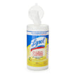 Surface Disinfectant Cleaner Lysol® Manual Pull Wipe 80 Count Canister Lemon Lime Blossom Scent NonSterile - BeHope