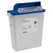 Pharmaceutical Waste Container PharmaSafety™ White Base 16-1/2 H X 13-3/4 W X 6 D Inch Horizontal Entry 3 Gallon - BeHope
