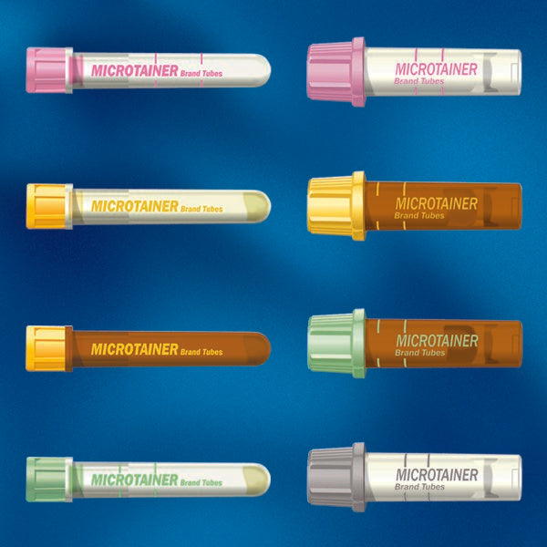 BD Microtainer SST Capillary Blood Collection Tube Clot Activator / Separator Gel Additive 400 L to 600 L BD Microgard Closure Plastic Tube
