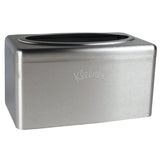 Paper Towel Dispenser K-c Professional Silver Stainless Steel Manual Pull 1 Box Countertop