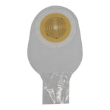 Ostomy Pouch Safe n Simple™ One-Piece System 12 Inch Length Flat, Trim To Fit 1/2 to 2-1/2 Inch Stoma Drainable - BeHope