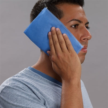 Cover Easy Sleeve Disposable, Blue, Hot / Cold, Non Woven, 4 X 7 Inch - BeHope
