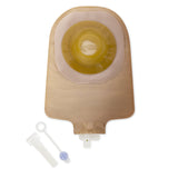 Urostomy Pouch Premier™ One-Piece System 9 Inch Length Convex, Pre-Cut 1-1/2 Inch Stoma Drainable - BeHope