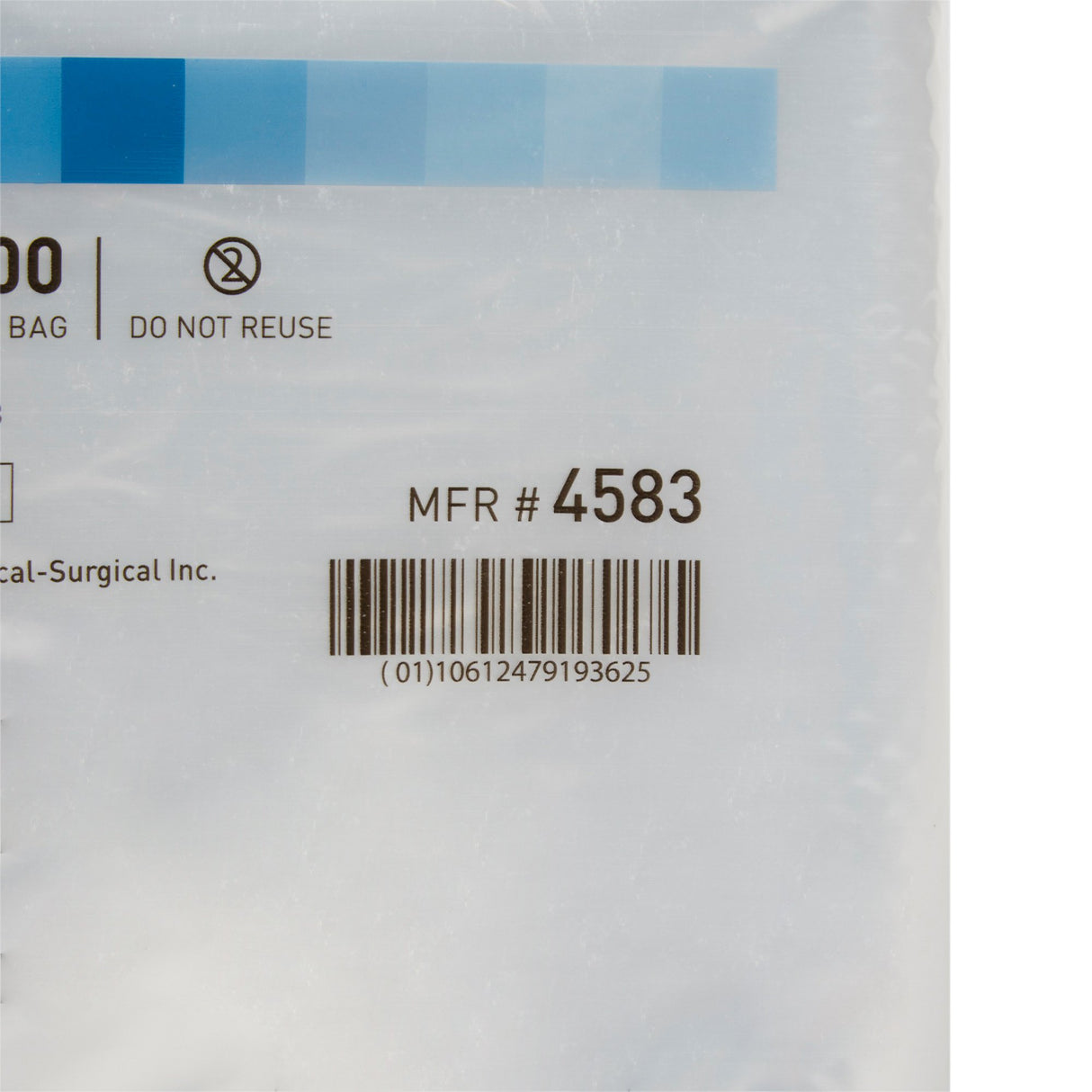 Reclosable Bag McKesson 10 X 13 Inch Polyethylene Clear Zipper Closure