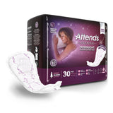 Bladder Control Pad Attends Premier Overnight 15 Inch Length Heavy Absorbency Polymer Core One Size Fits Most
