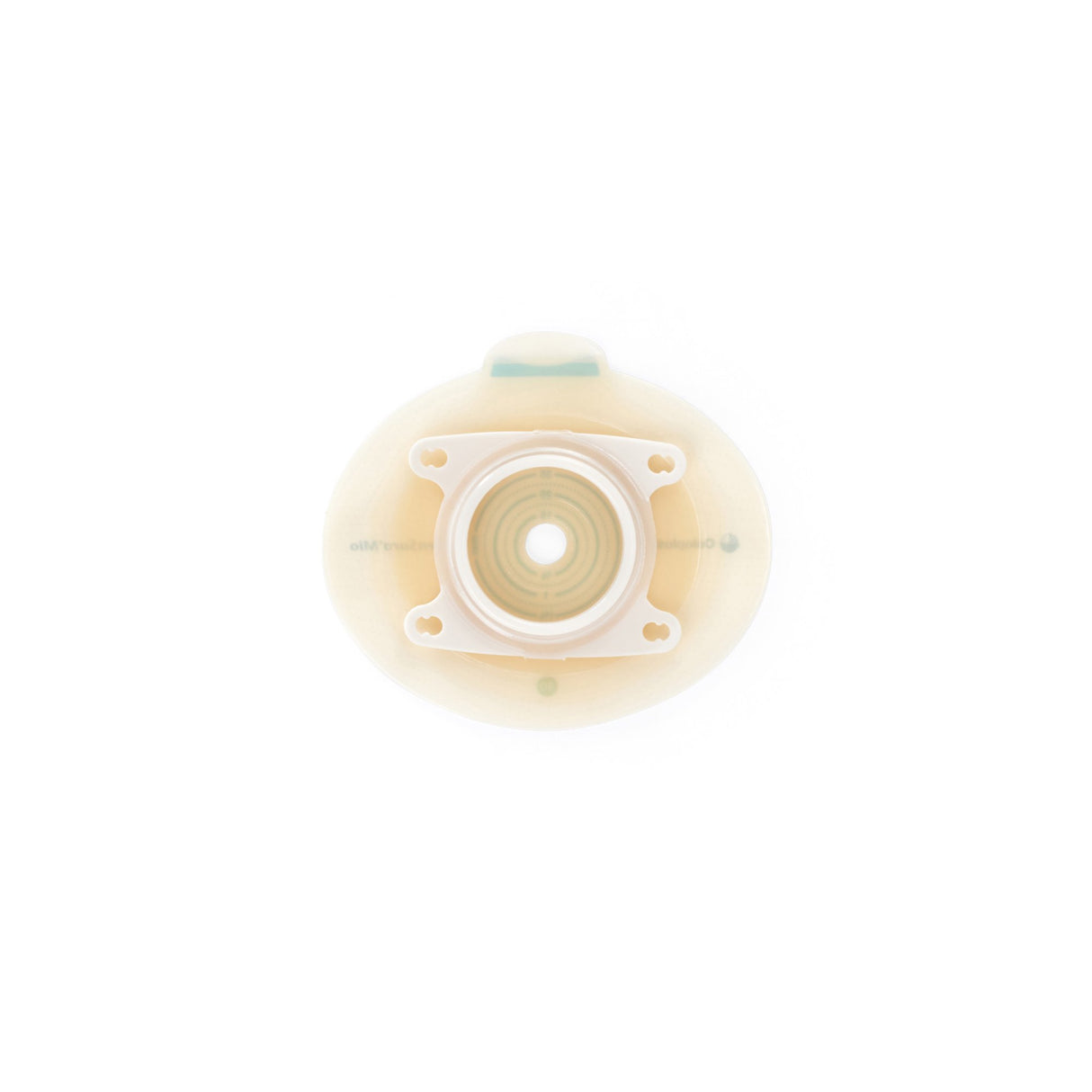 Ostomy Barrier SenSura® Mio Click Trim to Fit, Extended Wear Elastic Adhesive 40 mm Flange Green Code System 3/8 to 1-3/8 Inch Opening - BeHope