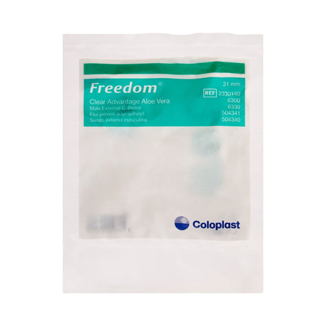 Male External Catheter Clear Advantage Self-Adhesive Strip Silicone Intermediate