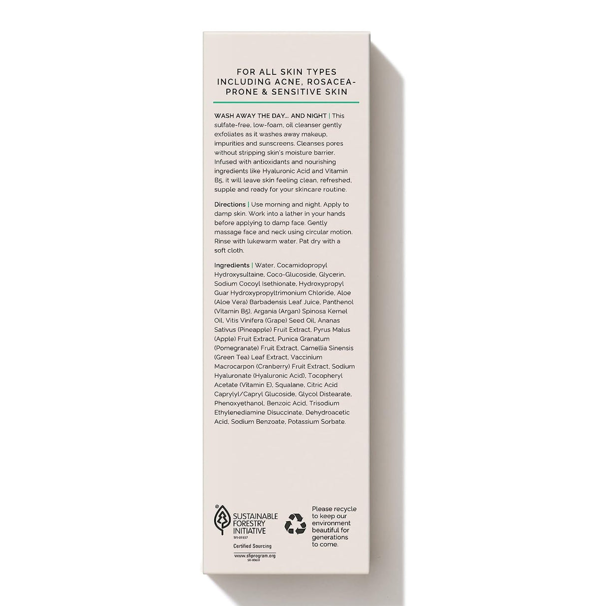 Facial Cleanser MDSolarsciences Wash Away One Step Gel 5 oz. Tube Unscented