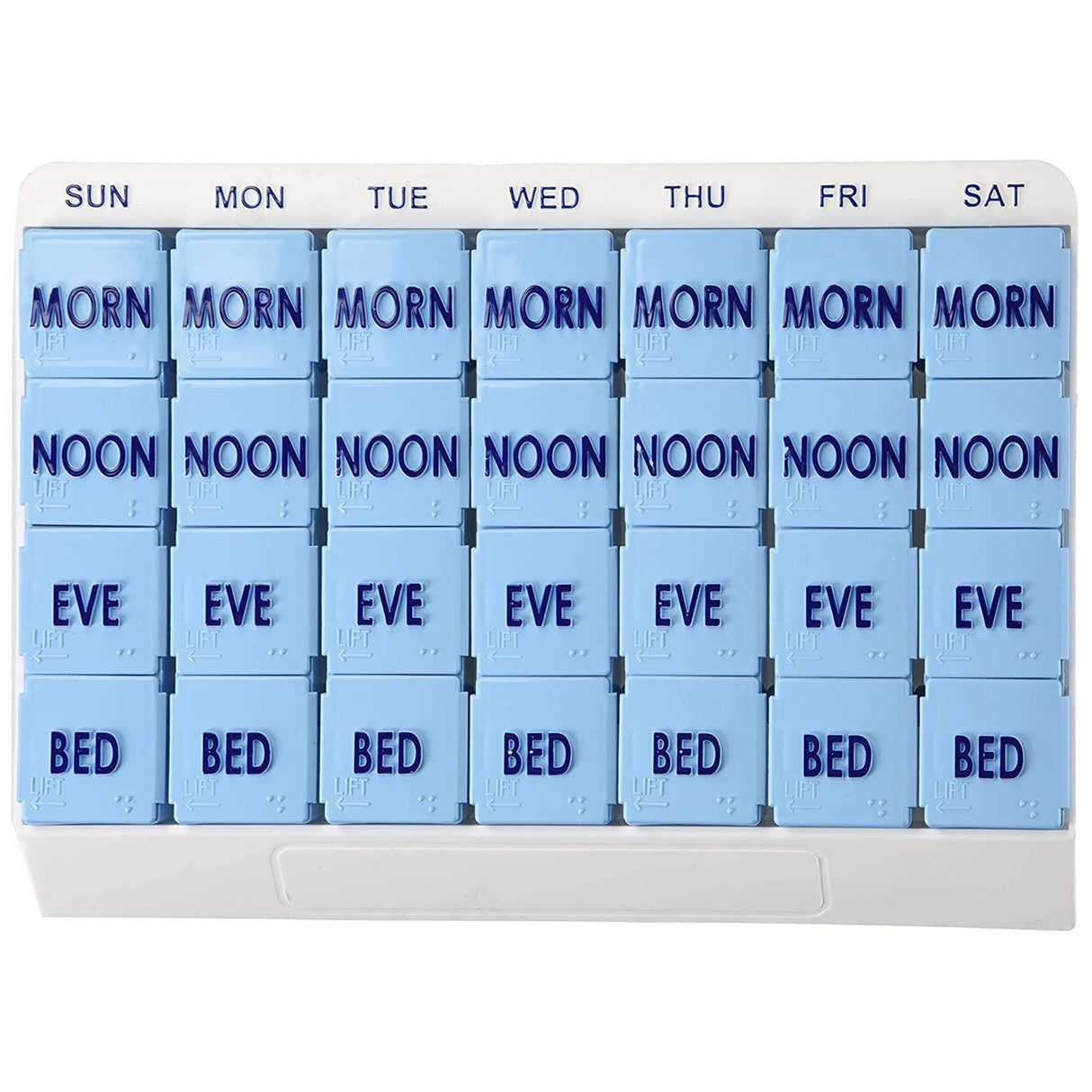 Pill Organizer Medi Tray 7 Day 4 Dose - BeHope