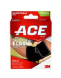 Elbow Support 3M™ Ace™ One Size Fits Most Pull-On Sleeve Left or Right Elbow Black - BeHope