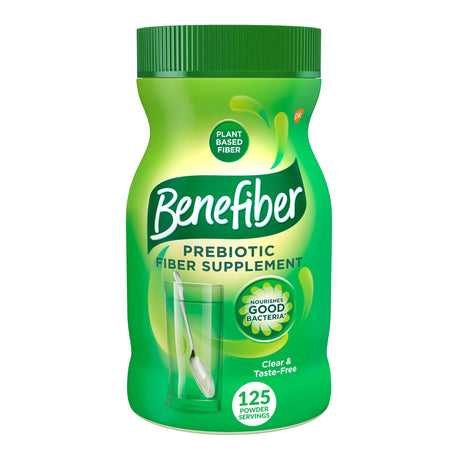 Oral Supplement Benefiber® Unflavored Powder 17.6 oz. Bottle - BeHope