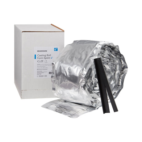 Padded Splint Roll McKesson 4 Inch X 15 Foot Fiberglass White - BeHope