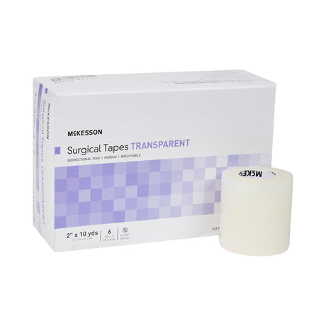 Medical Tape McKesson Transparent 2 Inch X 10 Yard Plastic NonSterile - BeHope