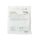 Surgical Glove GAMMEX® Non-Latex PI Green Size 6.5 Sterile Polyisoprene Standard Cuff Length Micro-Textured Light Green Chemo Tested - BeHope