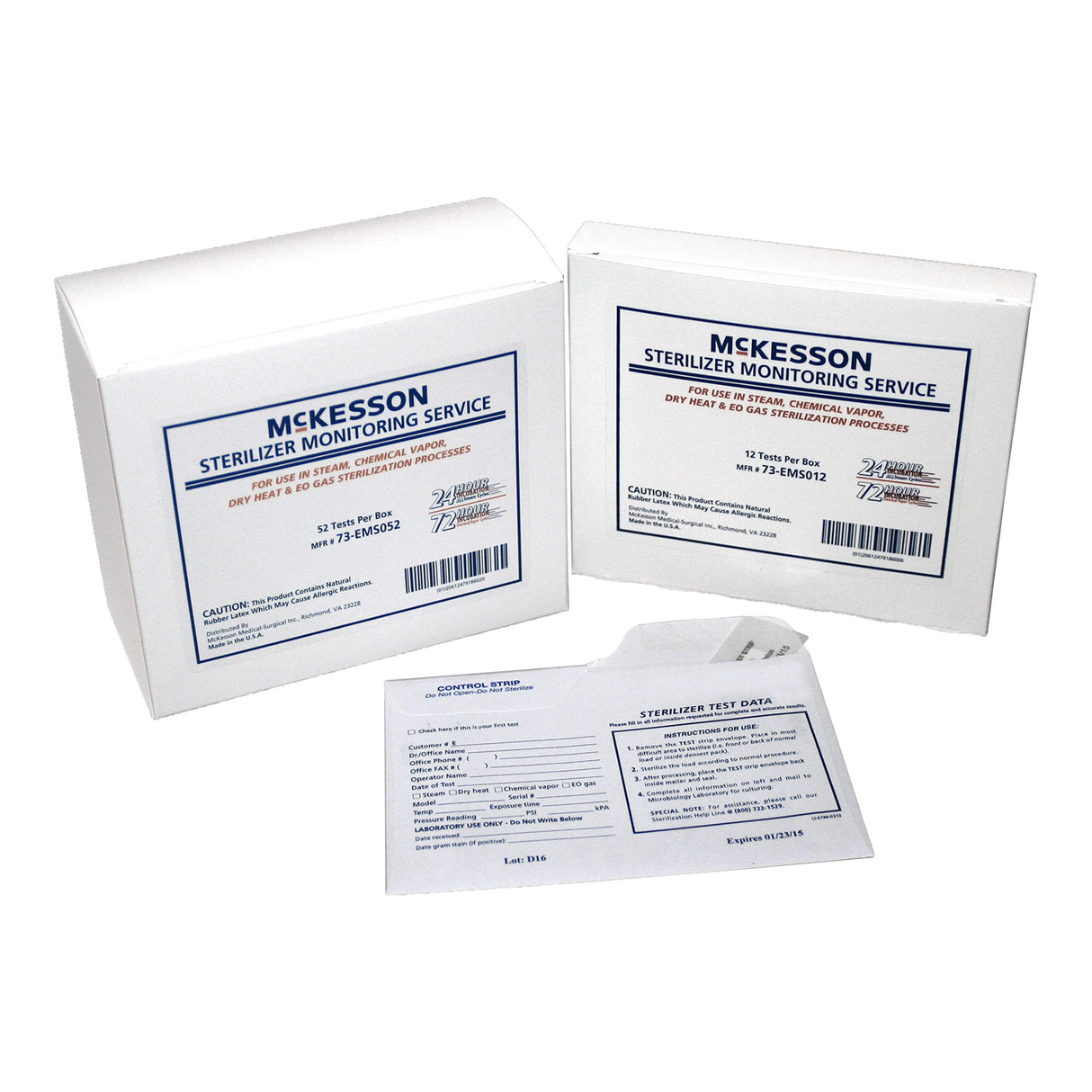 McKesson Sterilizer Monitoring Mail-In Service Steam / EO Gas / Dry Heat / Chemical Vapor - BeHope