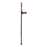 Walking Stick Brazos™ Dual Purpose Staff Wood 55 Inch Height Wood Grain - BeHope
