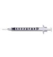 Standard Insulin Syringe with Needle Micro-Fine™ 1 mL 1/2 Inch 28 Gauge NonSafety Regular Wall - BeHope