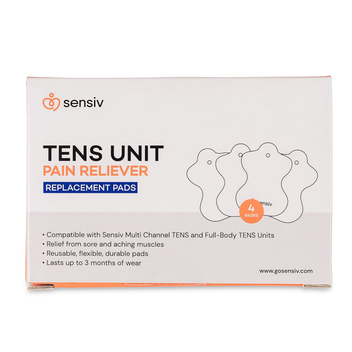 Sensiv Electrotherapy Electrode For Sensiv Multi-Channel and Full-Body TENS Units - BeHope
