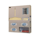 PPE Dispenser BOWMAN® Wall Mount Quartz Beige ABS Plastic - BeHope