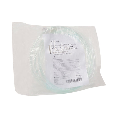 ETCO2 Nasal Cannula McKesson Adult Curved Prongs 7 Foot Tubing - BeHope