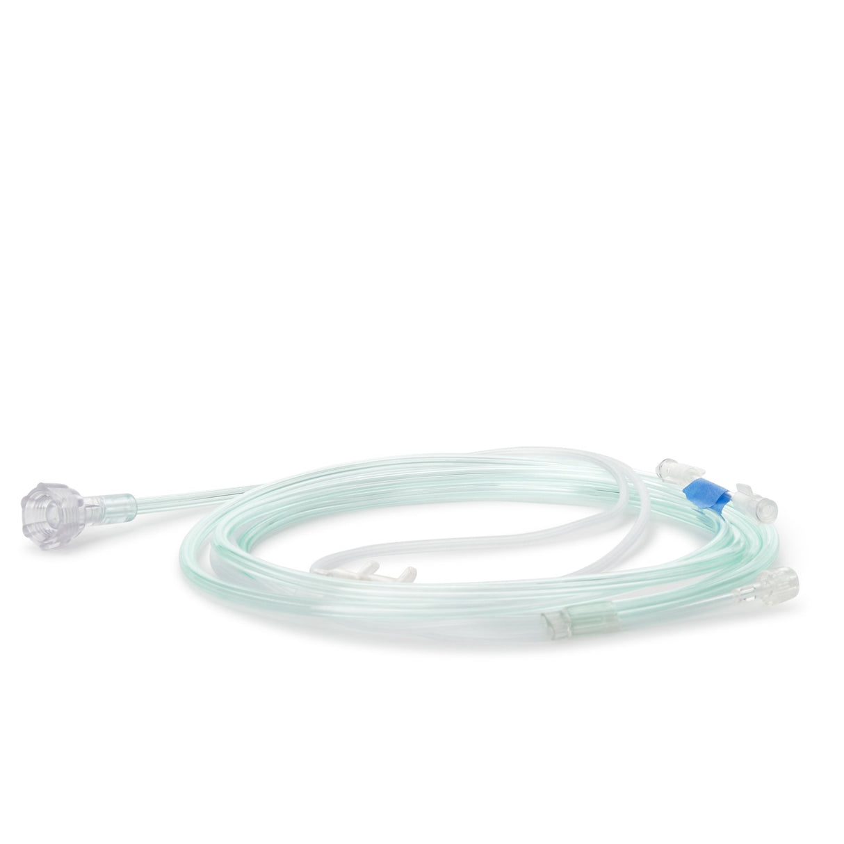 ETCO2 Nasal Cannula McKesson Adult Curved Prongs 7 Foot Tubing - BeHope