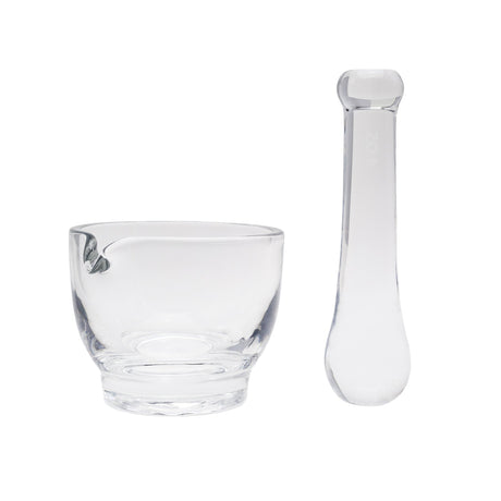 Mortar and Pestle Hand Operated Clear - BeHope