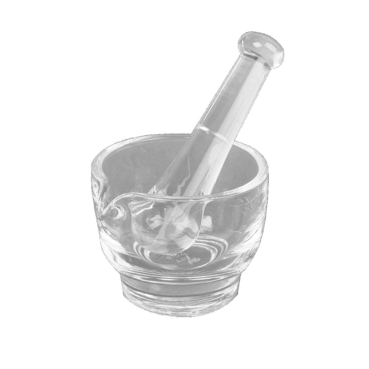 Mortar and Pestle Hand Operated Clear - BeHope