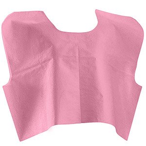 Exam Cape Mauve One Size Fits Most Front / Back Opening Without Closure Unisex Disposable - BeHope