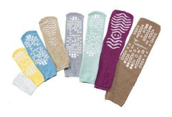 Slipper Socks Cardinal Health™ Unisex Adult 2X-Large Double Tread Single Patient Use Green - BeHope