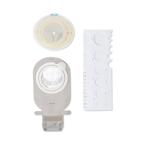 Ostomy Pouch SenSura® Mio Two-Piece System Maxi Length Flat, Trim to Fit 3/8 to 2-3/4 Inch Stoma Drainable - BeHope